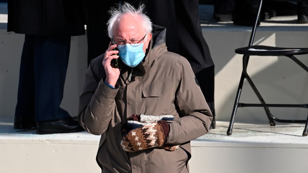 Senator Bernie Sanders’ Inauguration Look Goes Viral