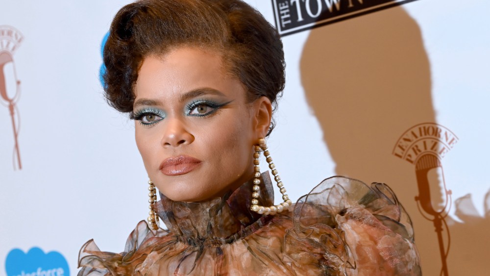Andra Day Golden Globes 2021 Red Carpet Look