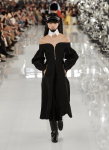 A look from the Gucci Aria show, with 13 new looks added to the 100th-anniversary collection.