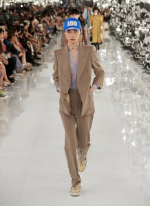 A look from the Gucci Aria show, with 13 new looks added to the 100th-anniversary collection.