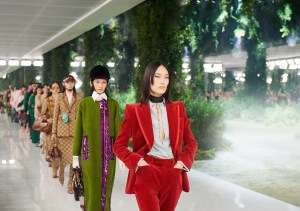 Looks from the Gucci Aria show, with 13 new looks added to the 100th-anniversary collection.
