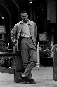 Paul Smith's spring 1992 menswear collection advance photographed in London on June 14, 1990.