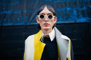 Backstage at Henrik Vibskov RTW Spring 2022.
