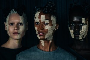 Backstage at Thom Browne RTW Spring 2022