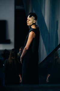Backstage at Thom Browne RTW Spring 2022