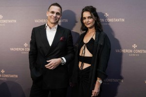 Alexander Schmiedt and Katie Holmes
