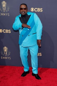 Cedric the Entertainer arrives at the 73rd Primetime Emmy Awards on Sunday, Sept. 19, 2021, at L.A. Live in Los Angeles. (AP Photo/Chris Pizzello)