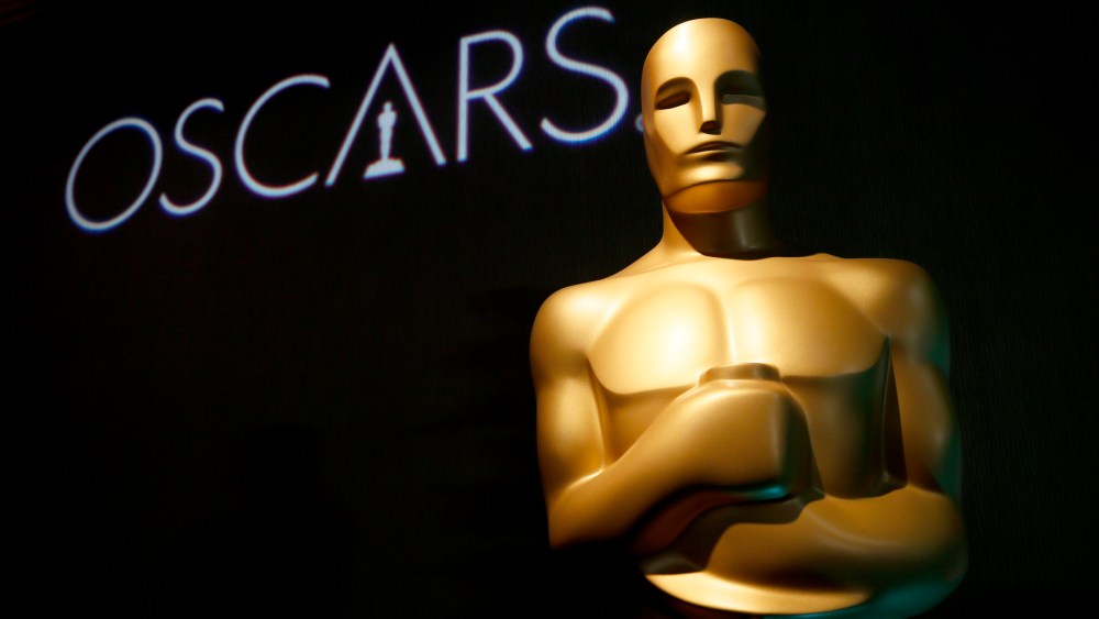 An Oscar statue appears at the 91st Academy Awards Nominees Luncheon in Beverly Hills, Calif. (Photo by Danny Moloshok/Invision/AP, File)