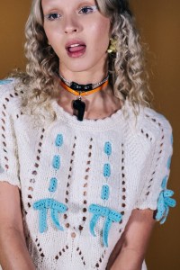 Backstage at Coach RTW Fall 2022 ​on February 14, 2022 in New York.