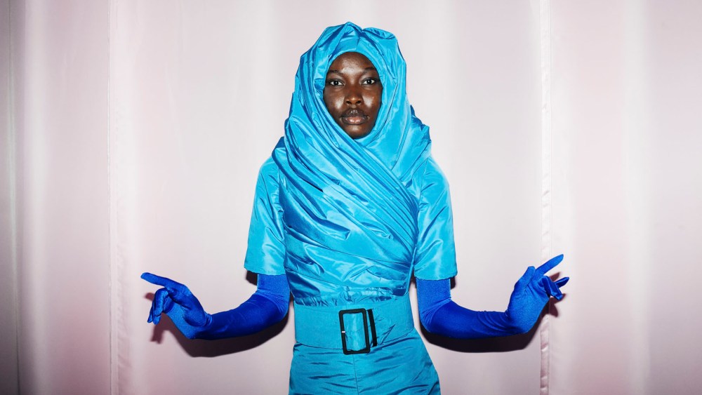 Backstage at Richard Quinn RTW Fall 2022 on February 19, 2022 in London