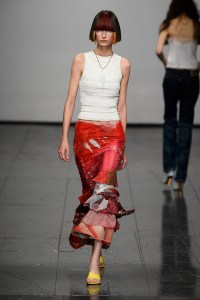 Runway at Conner Ives - NEWGEN RTW Fall 2022 ​on February 18th, 2022 in London.
