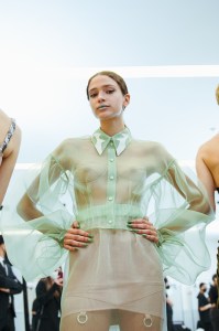 Backstage at Del Core RTW Fall 2022