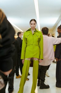 Backstage at Del Core RTW Fall 2022