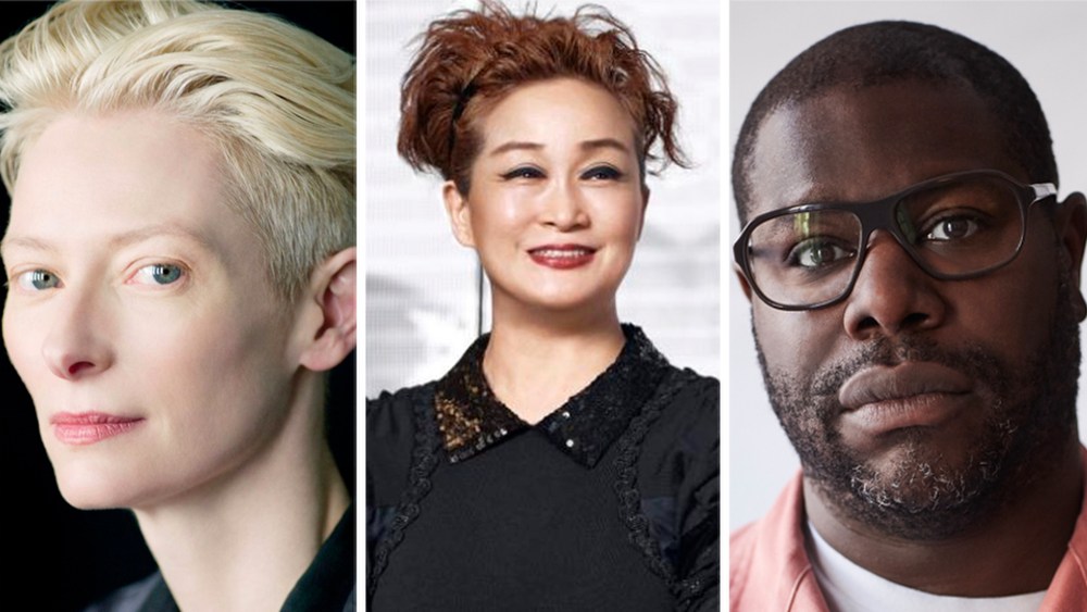 Tilda Swinton, Miky Lee and Sir Steve McQueen