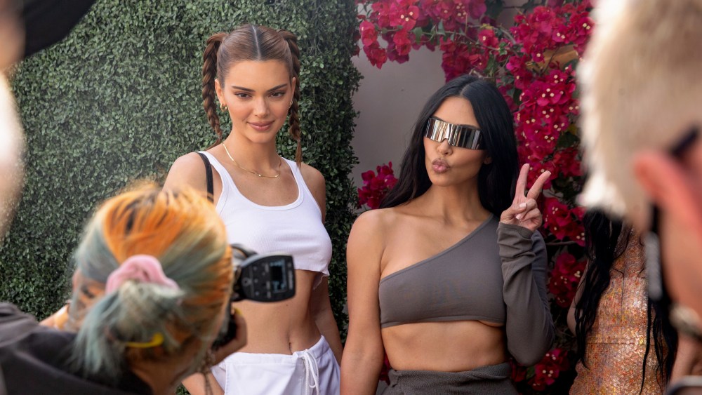Kendall Jenner and Kim Kardashian