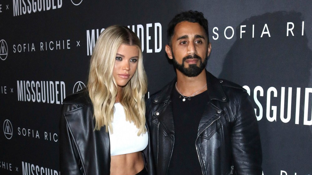Sofia Richie and Nitin Passi, founder of Missguided.
