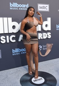 Megan Thee Stallion at the 2022 Billboard Music Awards held at the MGM Grand Garden Arena on May 15th, 2022 in Las Vegas, Nevada.