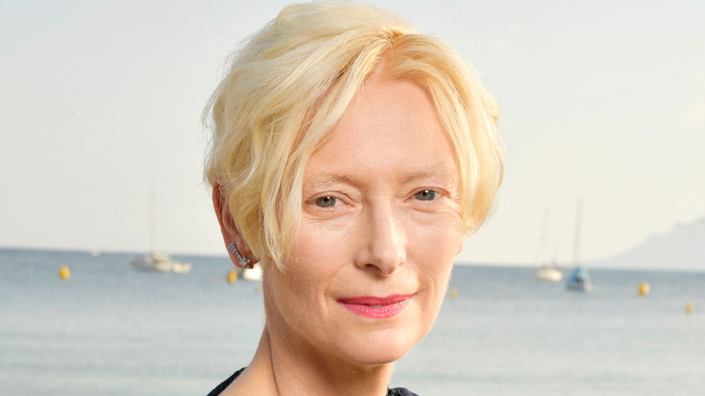 Tilda Swinton in Chanel at Cannes