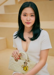 Yeri in the front row of the Dior women's show in Seoul.