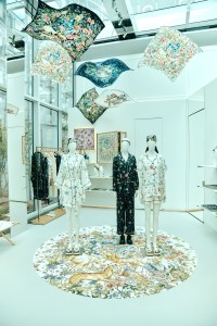 The Dior pop-up store in Seoul, which is modeled on the brand's expansive flagship in Avenue Montaigne in Paris.