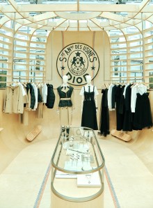 The Dior pop-up store in Seoul, which is modeled on the brand's expansive flagship in Avenue Montaigne in Paris.