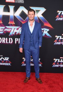 Chris Hemsworth at the world premiere of “Thor: Love and Thunder” held at El Capitan Theatre in Los Angeles, California.