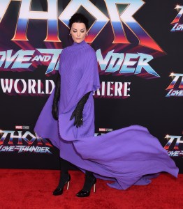 Jaimie Alexander at the world premiere of “Thor: Love and Thunder” held at El Capitan Theatre in Los Angeles, California.