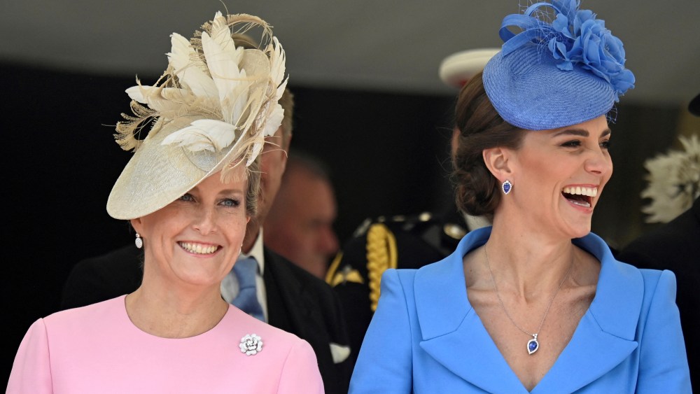 Sophie, Countess of Wessex and the Duchess of Cambridge at the 2022 Garter Day celebrations
