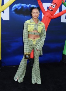 Karrueche Tran at 'Nope' world premiere held at TCL Chinese 6 Theatre on July 18, 2022 in Los Angeles, California.