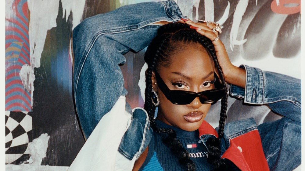 Tems is featured in the Tommy Jeans fall campaign.