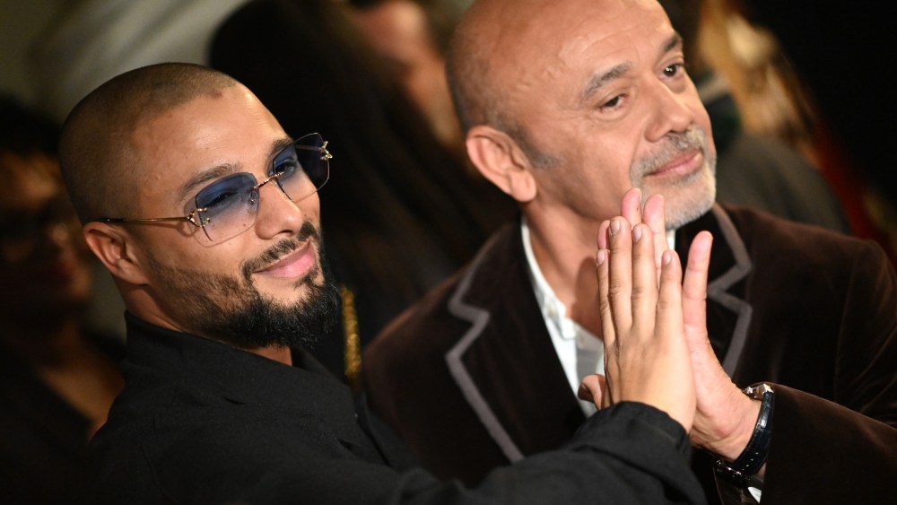Sadeck Berrabah and Christian Louboutin