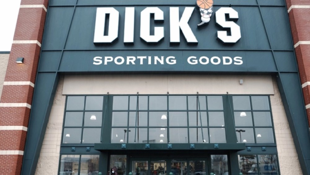 A Dick’s Sporting Goods store stands in Staten Island on March 9, 2022 in New York City.