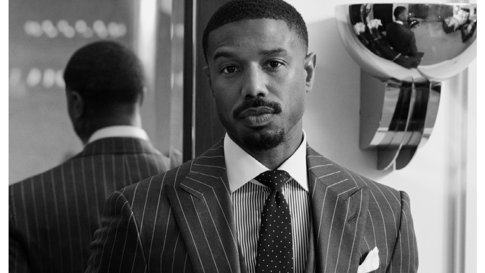 Michael B. Jordan in Ralph Lauren.