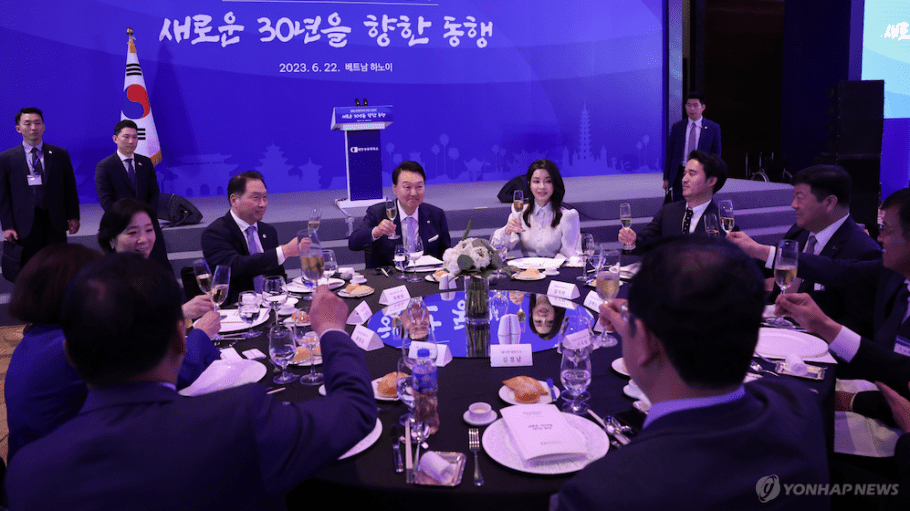 Hansae joined President Yoon's state visit