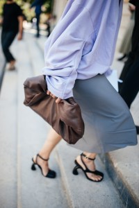 Street style at Paris Couture 2024 Fashion Week.