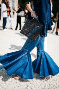 Street style at Paris Couture 2024 Fashion Week.