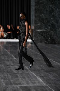 Ambiance at the Saint Laurent Men's Spring 2024 show photographed by Giovanni Giannoni for WWD on June 12, 2023 in Berlin, Germany.