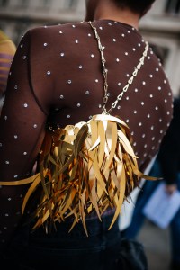 Street style at Paris Couture 2023 Fashion Week.