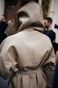 Street style at Paris Couture 2023 Fashion Week.