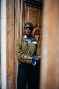 Street style at Paris Couture 2023 Fashion Week.