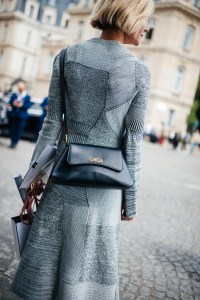 Street style at Paris Couture 2023 Fashion Week.