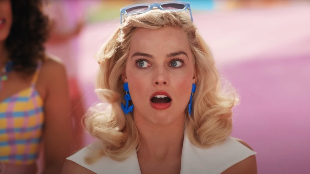 Margot Robbie as Barbie in "Barbie."