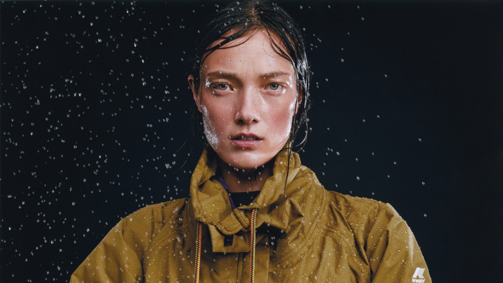 A look from K-Way's collaboration with Soeur.
