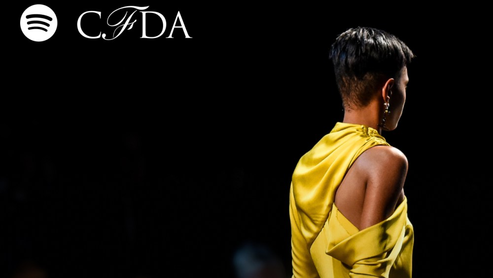 The cover of Spotify's CFDA New York Fashion Week Official Playlist.