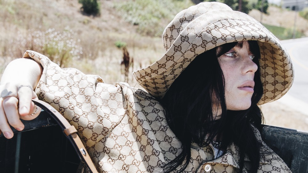 Gucci, billie eilish, horsebit bag, animal free, demetra