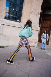 Street style at the Spring 2024 Paris Fashion Week Runway Shows.