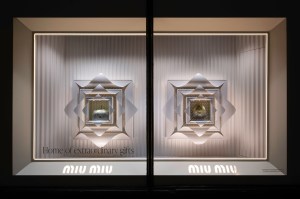 The Miu Liu holiday display at Harrods in London.