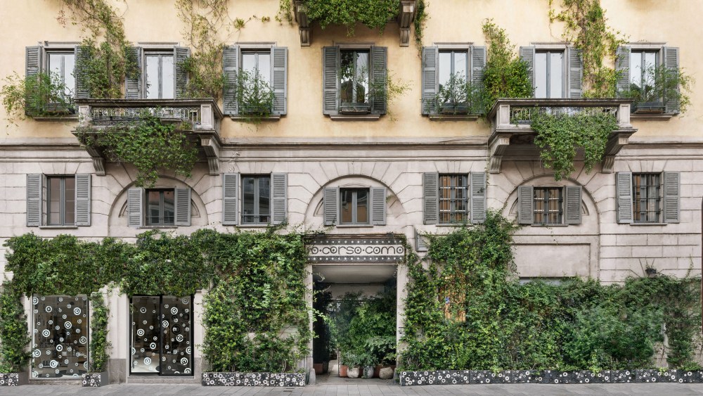 The facade of 10 Corso Como in Milan.