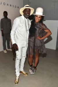 June Ambrose and Michael K. Williams