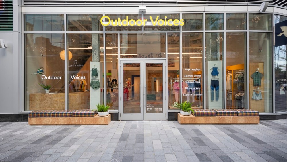 Outdoor Voices' Boston location, which closed in March.